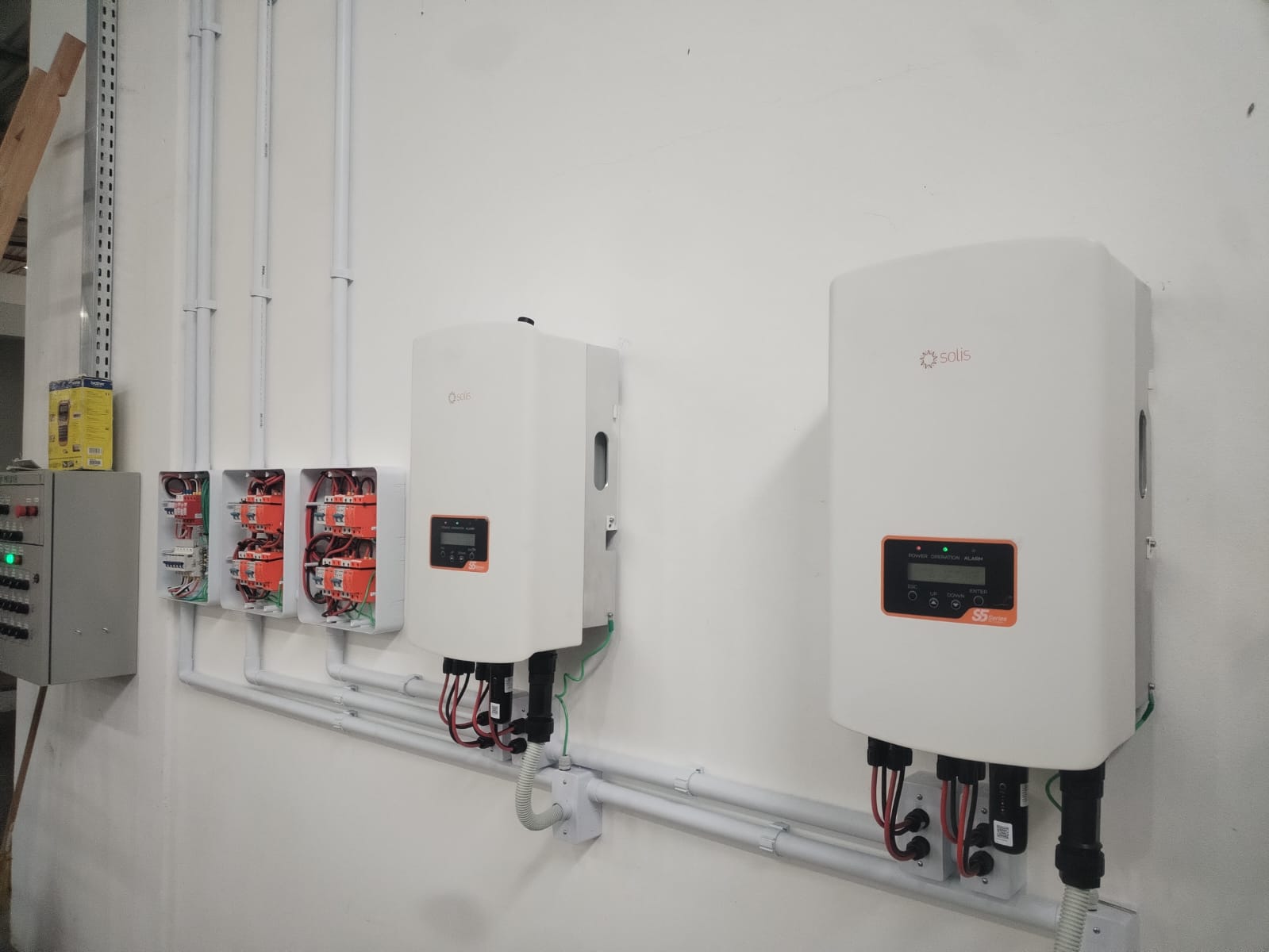 Inversor solar recém instalado