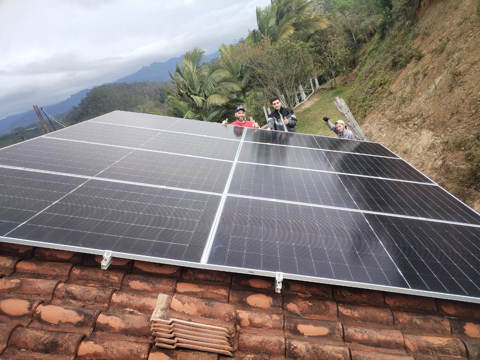 Instalação fotovoltaica residencial